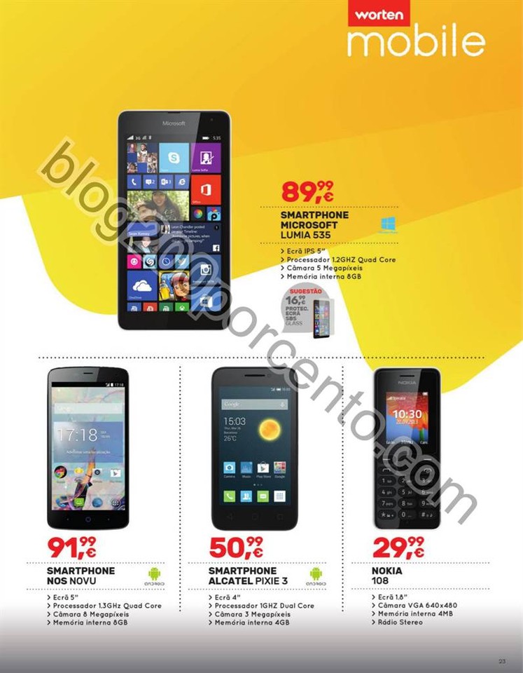 Novo Folheto WORTEN Mobile promoções de 7 junho a 6 julho Blog 200