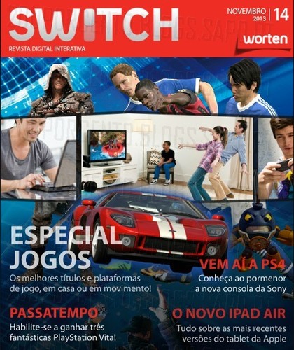 Nova revista | SWITCH | da worten - novembro