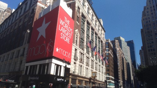 Macy's vista do autocarro Macy's vista do autocarro