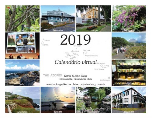 Capa do calendário 2019 Capa do calendário 2019
