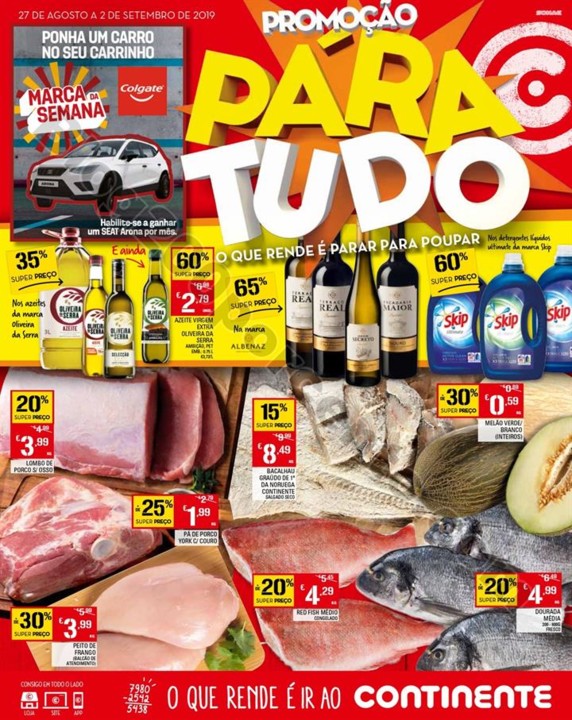 Antevisão Folheto CONTINENTE 27 agosto a 2 setemb