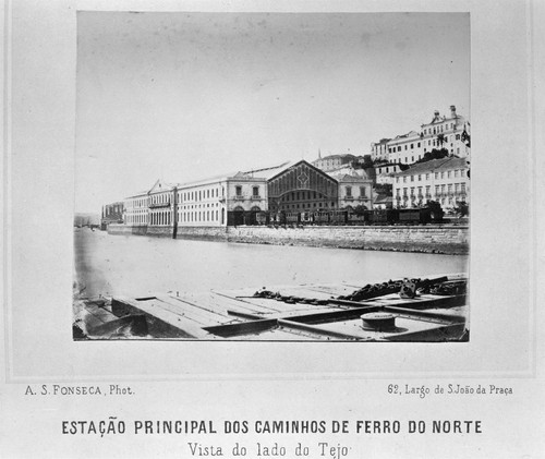 Estação de Santa Apolónia, século XIX, por Estúdio Mário Novais
