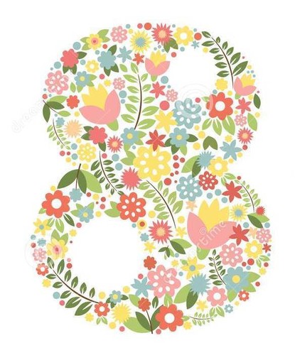 número-oito-de-flores-elemento-do-esboço-para-49