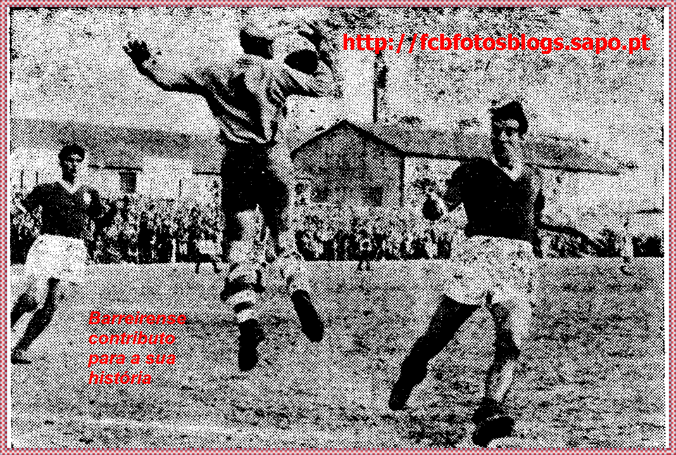 1954-55-fcb-benfica-ferreira marca a costa pereira