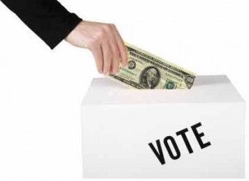 O dinheiro que mete nas urnas