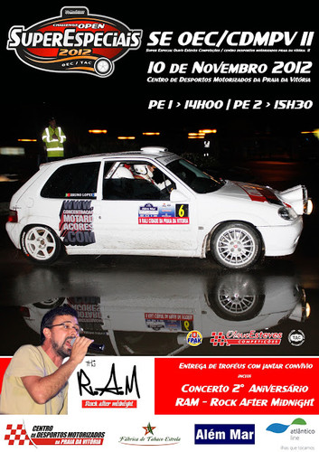 O cartaz da prova de amanhã...