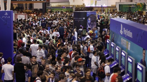 Foto do recinto da Lisboa Games Week