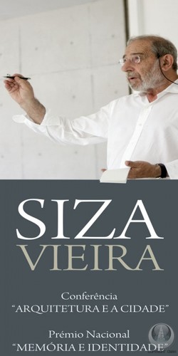 Siza Vieira, hoje às 11 horas nos Paços do Concelho...