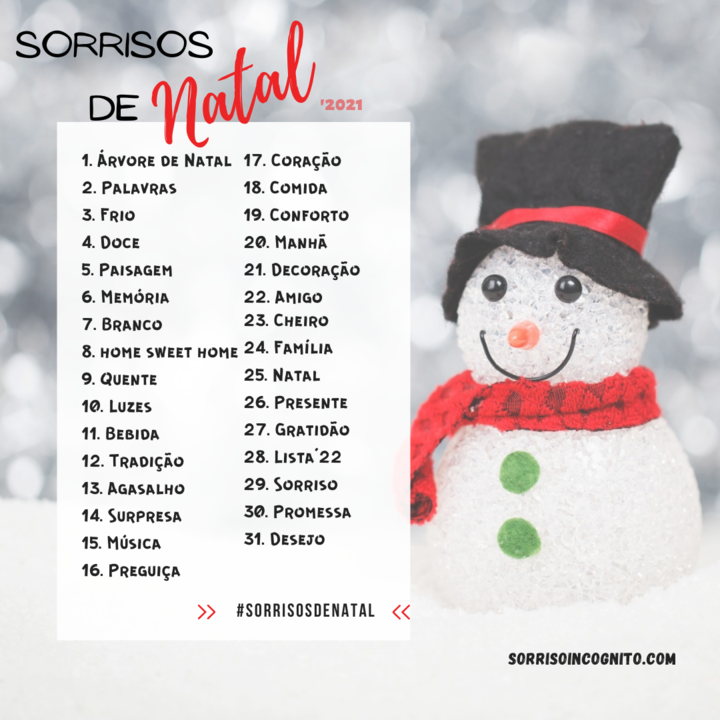 Desafio #sorrisosdenatal 2021