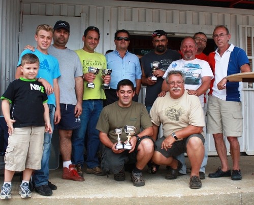 Os pilotos presentes...