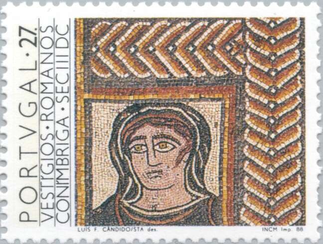 selo_pt_1988_vestigios_civiliz_romana_conimbriga.J