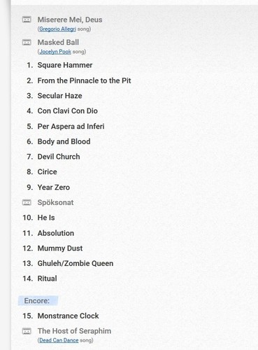 ghost setlist sala tejo.jpg ghost setlist sala tejo.jpg