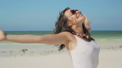 stock-footage-excited-happy-woman-enjoying-beautif