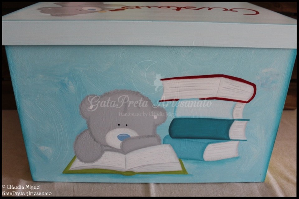 Caixa arrumação para a escola Ursinho Estudioso6