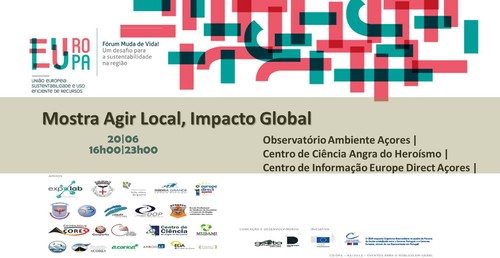 No Centro Europe Direct (Casa do Peixe)...