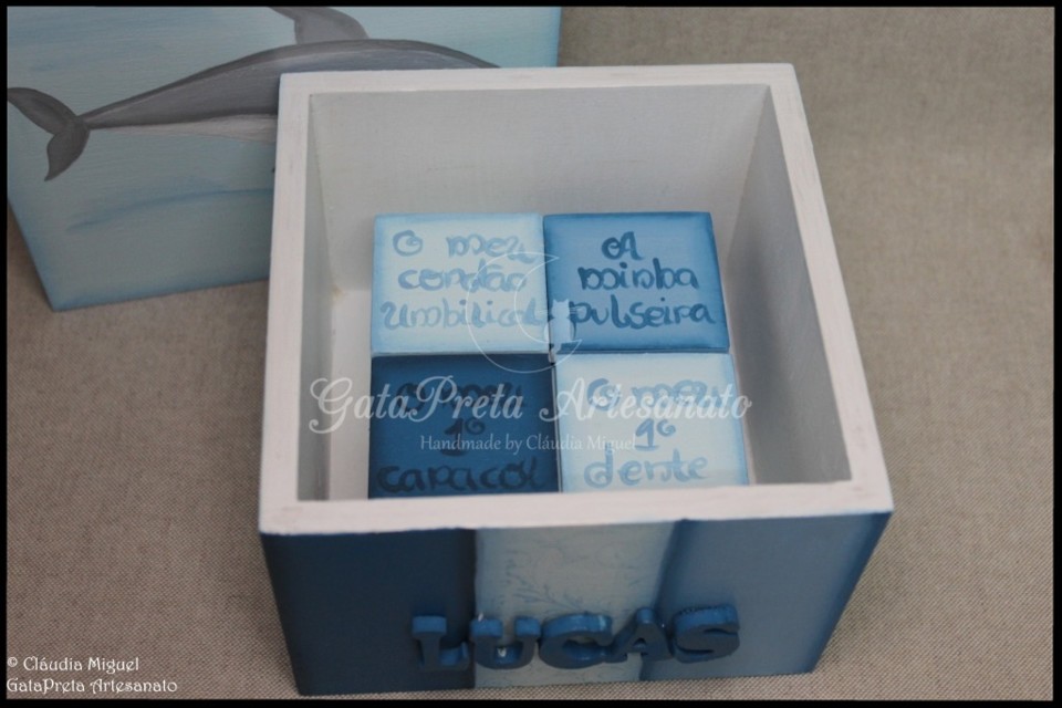 Caixas de recordações de bebé White Bear e Cute