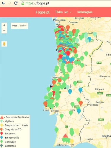 incêndios em portugal