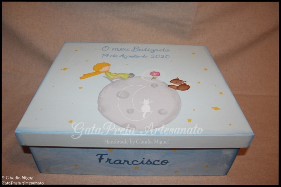 Caixa de batizado No Mundo do Principezinho II-1.J