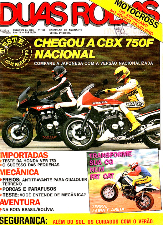 HONDA CBX 750F: BRASIL JÁ TEVE A MOTO MAIS CARA DO MUNDO