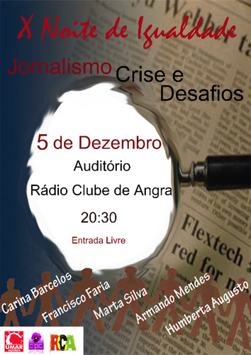 Esta quarta-feira, no auditório do Rádio Clube de Angra...