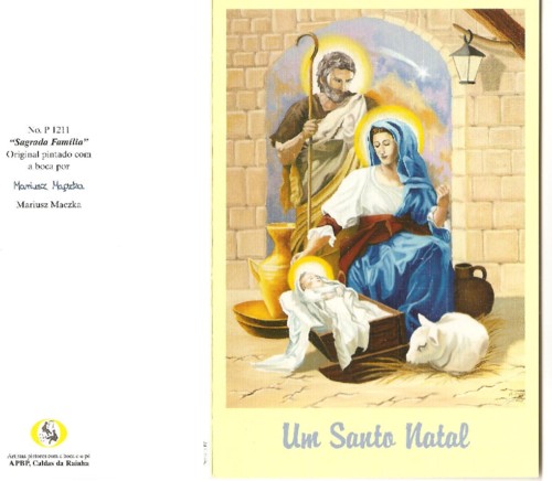 Um Santo Natal. Cartão APBP Caldas Rainha jpg
