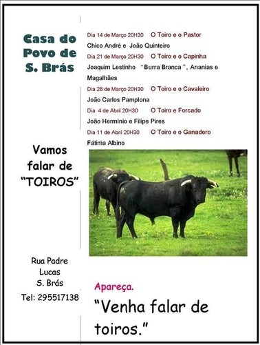 ...na Casa do Povo de São Brás. 