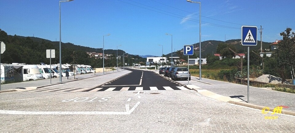 Vila de Cerva - Avenida Major Machado Costa - Novo troço - Sentido Ponte.