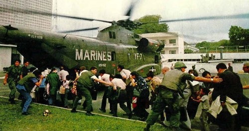 Guerra Vietnam evacuação embaixada EUA 30Abr1975
