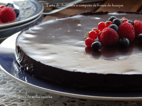 IMGP4008-Tarte de chocolate e compota de frutos do IMGP4008-Tarte de chocolate e compota de frutos do