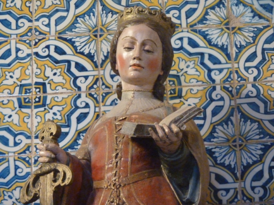 S. Catarina de Dornes, obra de João de Ruão.JPG
