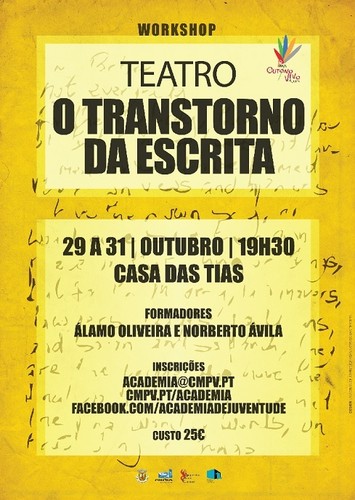 Cartaz do Workshop que ficou em intenção...