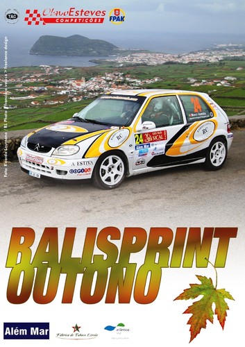 O cartaz da prova de sábado...