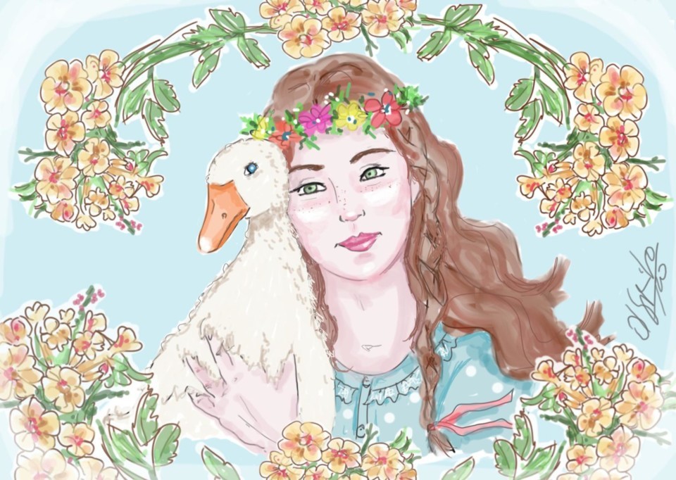 ilustração do conto por Olga Cardoso Pinto