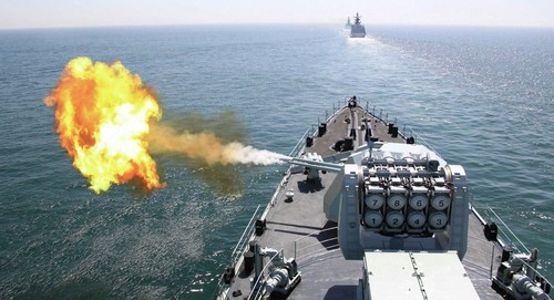 Rússia e China manobras navais no Mediterrâneo M