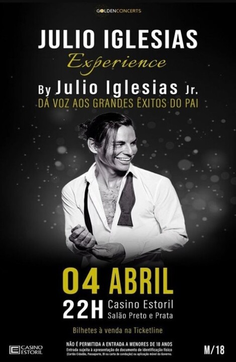 Casino Estoril recebe Julio Iglésis Jr. a 4 de ab