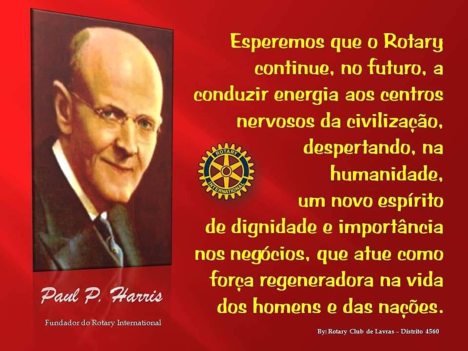 De Paul Harris Fundador Do Rotary International Rotary Club De Torres Vedras