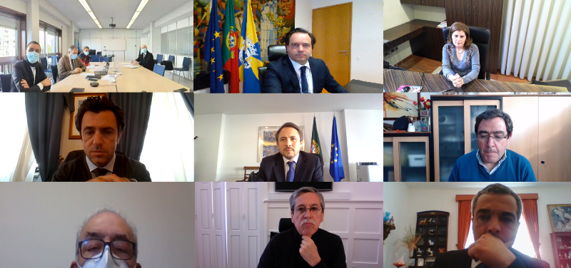 Foto Video Conferencia - Delegação de Competenci