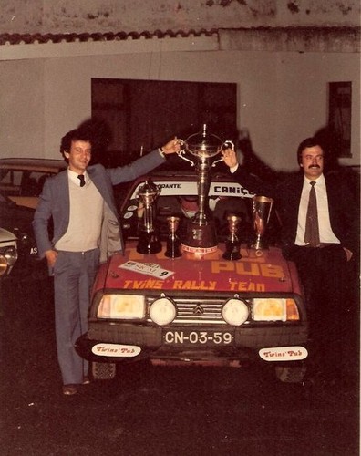 Valter Sousa, com Joaquim do Carmo, após o Sical'82...