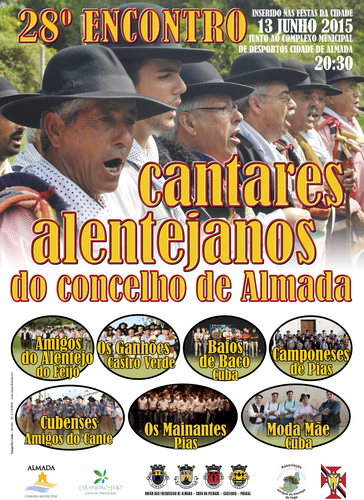 Cartaz 28º Encontro de Cantares Alentejanos - 13-6-2015.PNG