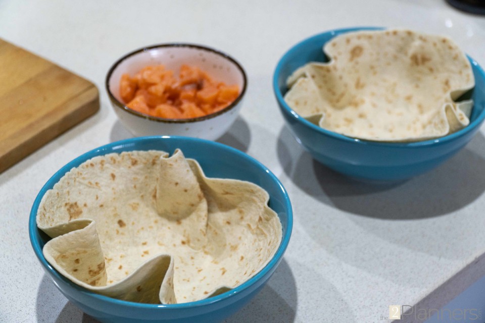 Salmon Ceviche in Toasted Wraps - The2Planners