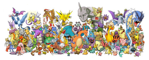 Todos os Pokemons lendários da 1 Geração