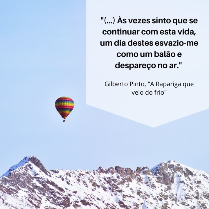 _(...) Às vezes sinto que se continuar com esta v