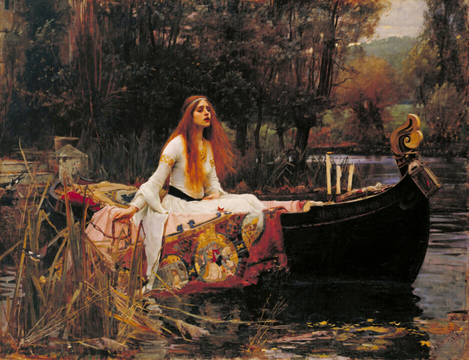 The Lady off Shalott de John William Waterhouse.jp