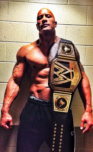 The Rock WWE Champ