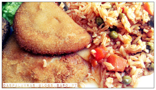 Ervilhas no arroz de pimentos - Maria das Palavras