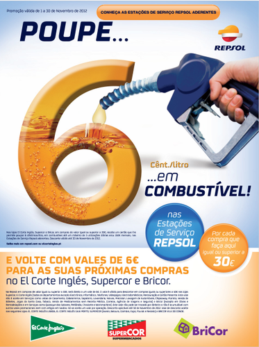 Descontos Repsol E El Corte Inglés Combustíveis Campanhas Promoções Vales Poupar 6 4153