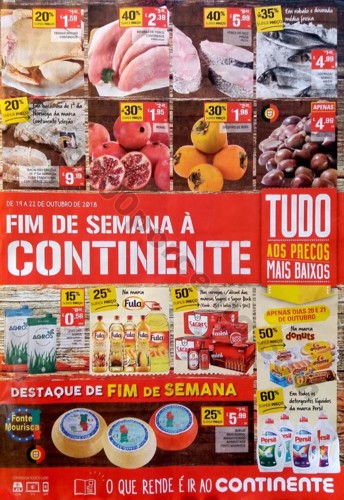 antevisao folheto continente fim de semana 19 a 22