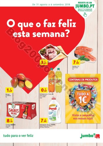 Antevisão Folheto JUMBO Promoções semana 31 ago