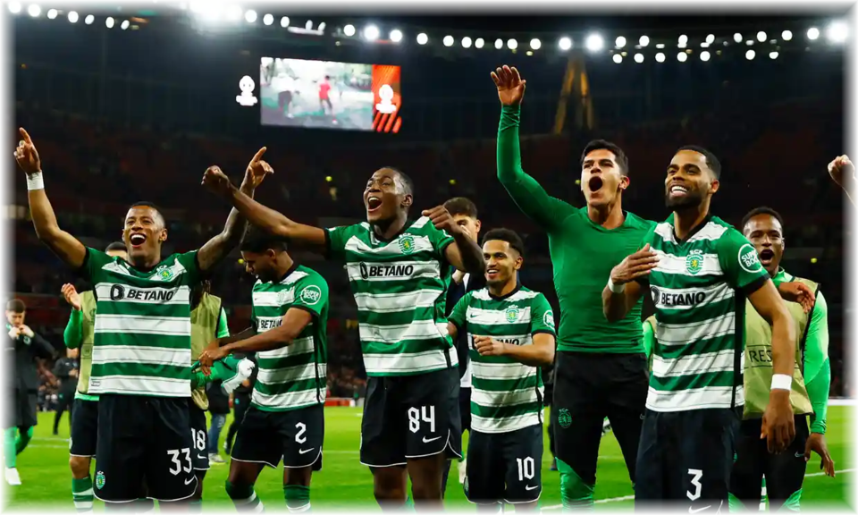 Sporting 2 x 2 Arsenal  Liga Europa: melhores momentos