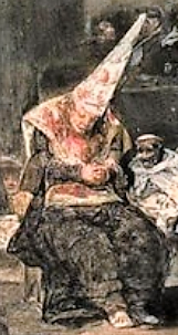 (inquisição)O tribunal da Inquisição, num óle